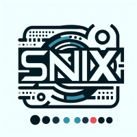 crie uma logo com Palavra SNX 