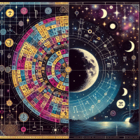 Weekly Horoscope by Moon Sign, with East India Birth Chat and Moon Rising Sky with stars