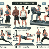 Graphic representation of this gym routine: