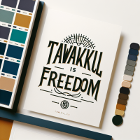 Create a minimal yet impactful typographic design featuring the quote:  