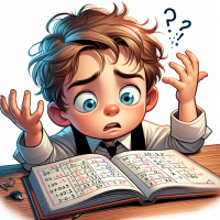 Max was a curious boy who didn't like math.  He said, “Numbers are too hard!”