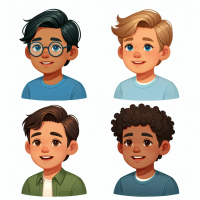 4 ragazzi che rispondo 