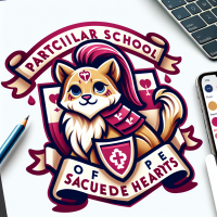 quiero que generes una mascota para mi colegio, es un colegio de damas, y que se resalte lo valiente y altos valores que se tiene en el colegio mi colegio se llama COLEGIO PARTICULAR DE LOS SAGRADOS CORAZONES, UTILIZAR DE REFERENCIA LAS IMAGENES EN LA INTERNET DE SIMBOLOS UTILIZADOS POR EL COLEGIO TENER EN COSIDERACION QUE ES UN COLEGIO CATOLICO, EN FONDO BLANCO