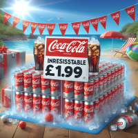  Coca-cola cans 24 summer sale £14.99