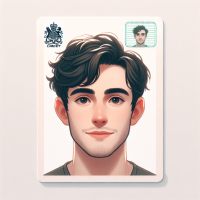 My name is Aymane Abbatay from Wales cardiff born 29/10/2000 make a realistic passport photo let me see your abilmr new ai