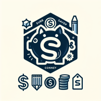 stwórz logo. Dwie litery S , skarbonka, moneta. Logo ma sie kojarzyć z oszczedzaniem. Dotyczy nazwy Sub Saver