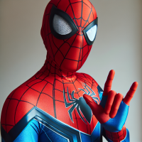 Me dress as Spiderman 