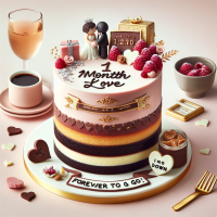 A one-month anniversary is a sweet milestone worth celebrating! Here’s a romantic cake idea that will make your husband feel loved and cherished:  ### **