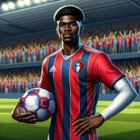 rashford in barcelona kit with ball in hand 