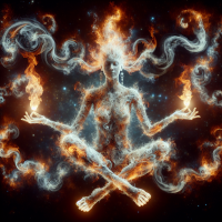 Flame atronach from oblivion showing her bare deet
