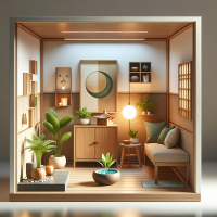 habitacion pequeña estilo fenshui